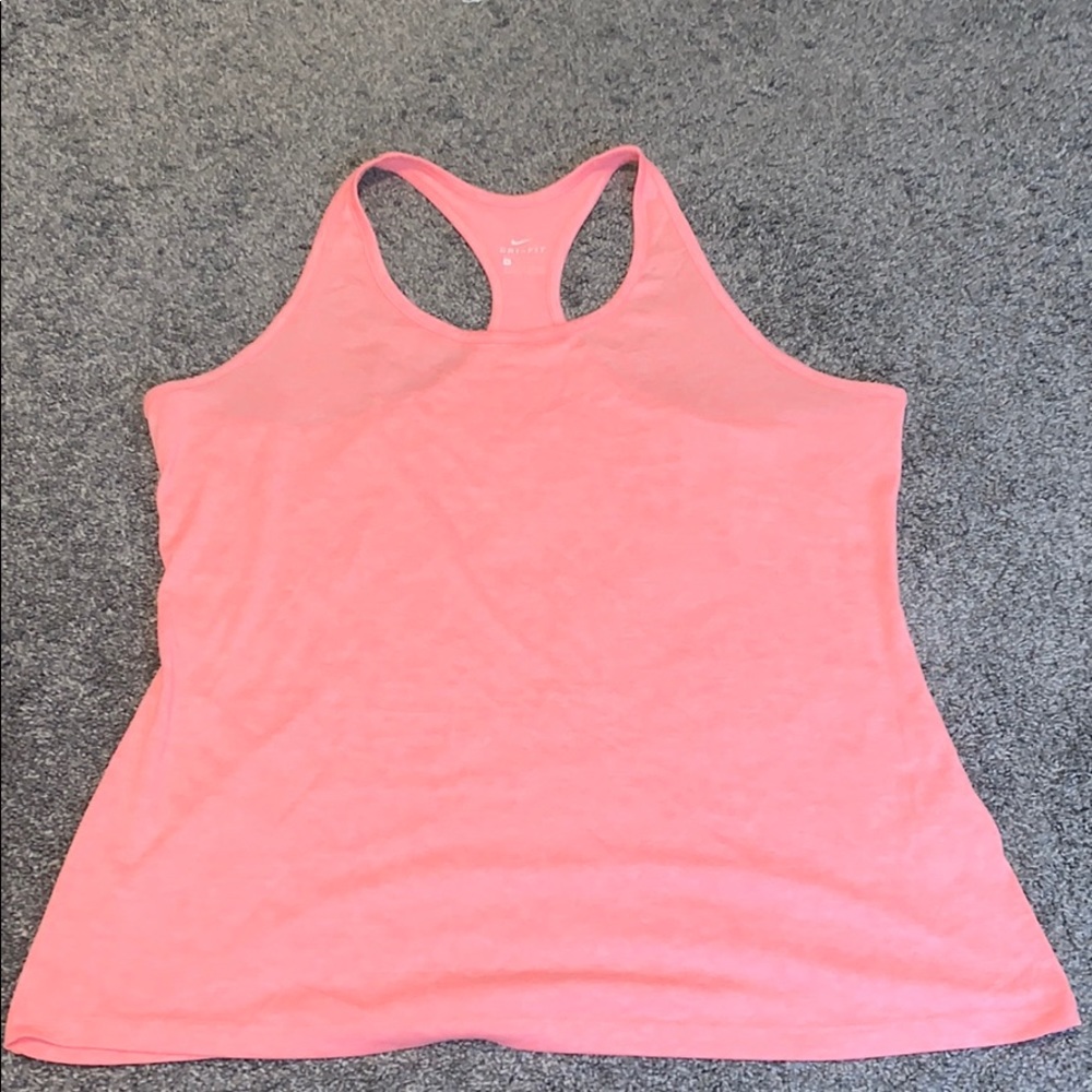 Nike dri-fit razor back tank top.